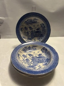 COPELAND (Spode) Chinoiserie Transferware Berry Bowls @5.25 " Mandarin II 4 pcs - Picture 1 of 10