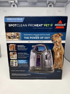 Bissell SpotClean ProHeat Pet Carpet Cleaner 2513W Open Box Complete Tested - Image 1 of 3