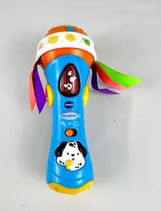 VTech Babble & Rattle Microphone 60+ Songs Animal Sounds Lights Tested Working - Picture 1 of 5