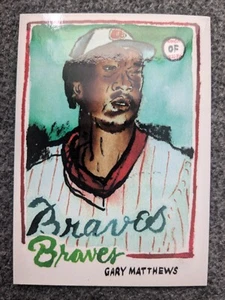 2021 TOPPS SPOTLIGHT 70 BY ANDY FRIEDMAN GARY MATTHEWS GLOSSY PARALLEL#24#D46/50 - Picture 1 of 4