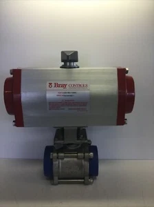 NEW, BRAY CONTROLS,931193-11300532,SPRING RETURN ACTUATOR,W/2” BALL VALVE.(2AA-2 - Picture 1 of 5