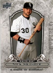 2008 Upper Deck A Piece of History #24 Nick Swisher Great!