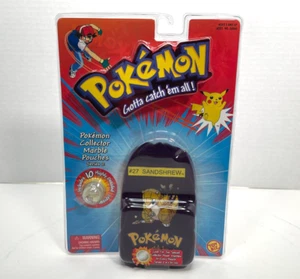 Pokemon Collector Marble Pouch Series 2 #27 2000 Sandshrew Toy Biz nuevo sellado - Imagen 1 de 12
