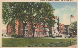 Winona State Teachers College - Winona, Minnesota - unposted linen - Picture 1 of 3