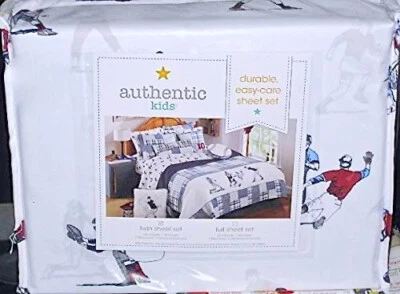 Auténtico juego de sábanas vintage para jugadores de béisbol para niños - Juego de TALLA DOBLE  Foto 1 de 3