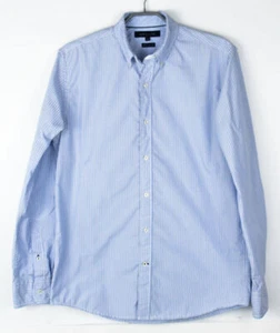TOMMY HILFIGER Herren 80er Zwei Lagen Lässiges Shirt Größe M - Bild 1 von 8
