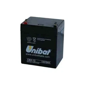 BATTERIA ERMETICA CB5-12 12V 5AH PER GIOCATTOLI GIOCHI UPS ALLARME ANTIFURTI - Afbeelding 1 van 5