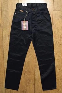 Neu Damen Wrangler Angie Jeans UK10 L32 " Regular Fit Glänzend Metallisch - Bild 1 von 4
