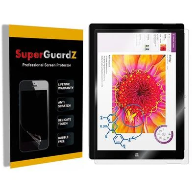 3X SuperGuardZ Clear Screen Protector Film Shield Cover for Microsoft Surface 3 - Image 1 of 4
