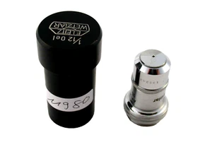 LEICA microscopio lente microscopio objetivo 1⁄2 FL aceite 95:1 /17 - Imagen 1 de 5