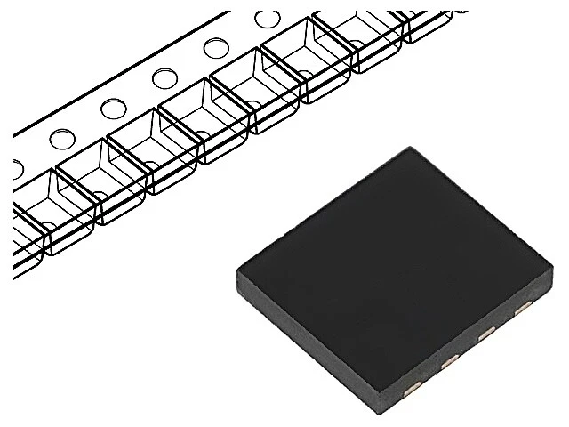 2X AONY36352 Transistor: N-MOSFET x2 unipolar 30V 31/72,5A 8,5/18W DFN5x6 ALPHA - Bild 1 von 1