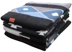 Alpaca Wool Blanket, 100 x 83- Ultra Soft- Reversible 2 in 1-Premium Alpaca Wool - Picture 1 of 8