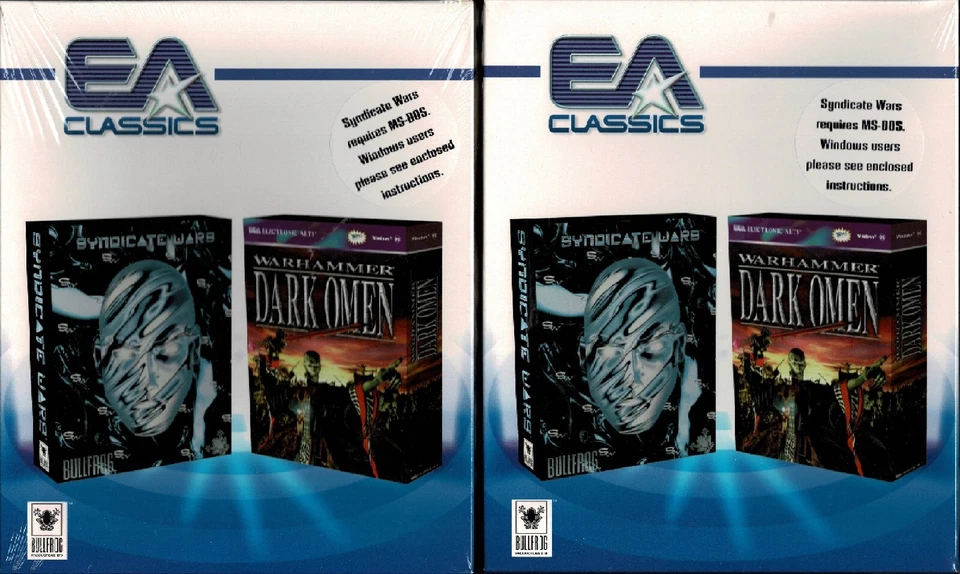 Lot of 2 Syndicate Wars & Warhammer Dark Omen EA Classics Pc New Buy More Save - Image 1 of 2