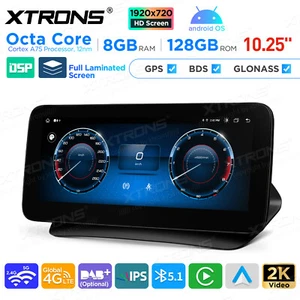10.25" Android 14 8Core 128G Car Play Stereo GPS 4G WiFi For Benz E A207 C207 - Picture 1 of 24