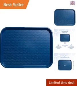 Efficient Blue Cafeteria Trays - Lightweight, Scratch-Resistant, Non-Slip Design - Picture 1 of 10