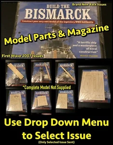 Revista Hachette Build the Bismarck Part Works Serie de Piezas Modelo (2007) Nuevo - Imagen 1 de 12