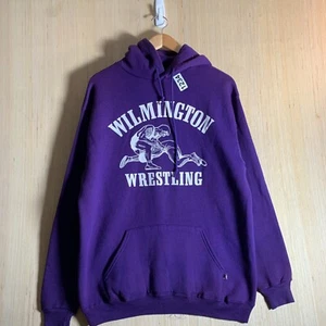 Vintage Russell Athletic Hoodie Adult Size Extra Large Purple Long Sleeve Men's - Picture 1 of 12