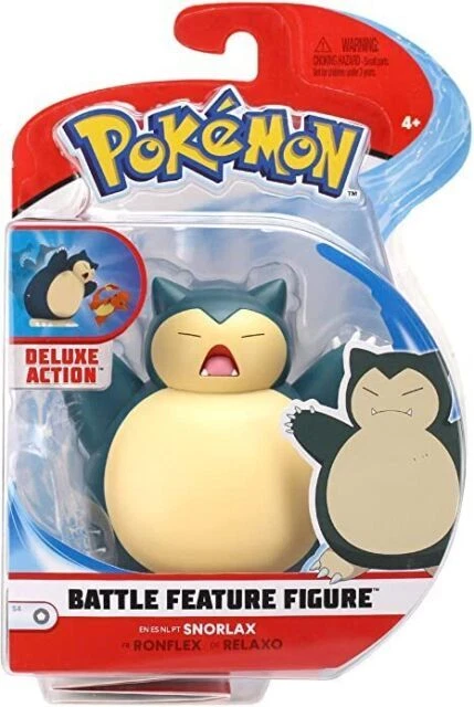 Pokémon Deluxe Battle Feature Snorlax 4.5 inch Action Figure