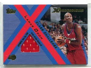2001-02 Topps XPectations Lamar Odom All-Star GU JERSEY RELIC LA CLIPPERS - Picture 1 of 1