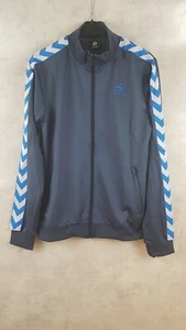 hummel Nathan Full Zip Kinder Jacke marineblau Größe 176 weiß/blau - Bild 1 von 3