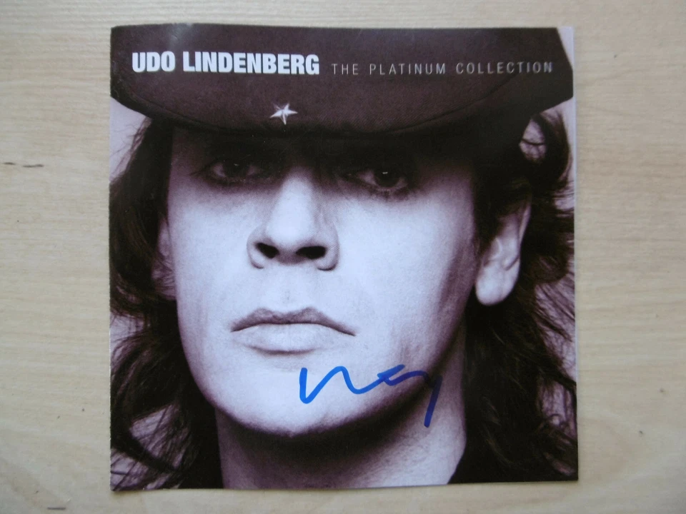 Udo Lindenberg Autogramm signed CD Booklet "The Platinum Collection" - Bild 1 von 1