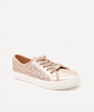 bebe gold sneakers