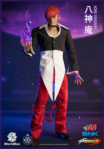 WorldBox 1/6 Man Action Figure KF099 Iori Yagami The King Of Fighters Standard Cover