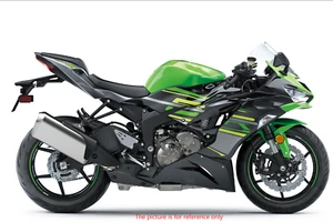 For Kawasaki Bodywork ABS Fairings Kits Ninja ZX6R ZX636 2019 - 2023 Green Black - Picture 1 of 9