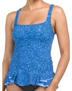 PROFILE BY GOTTEX Mehndi Tankini Top (size 34D) - Picture 1 of 2