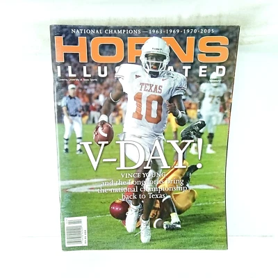 Horns Illustrated Magazine 2006 Vince Young Texas Longhorns Football UT - Image 1 of 2