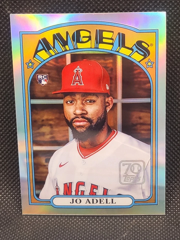 2021 Topps #70YTC-22- JO ADELL Chrome Refractor 70 Years Anniversary Rookie RC - Image 1 of 4