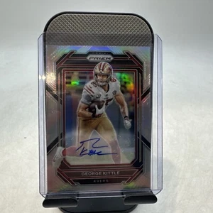 2022 Panini Prizm Silver Prizm Auto George Kittle #267 - Picture 1 of 4