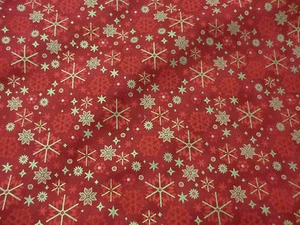 TESSUTI 100% COT TESSUTO AMERICANO 50x110 PATCHWORK CUCITO CREATIVO HOBBY NATALE - Picture 1 of 1