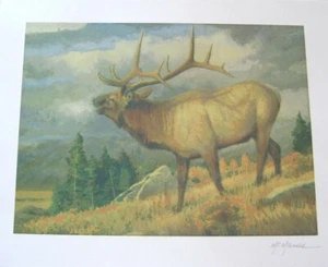Seriolithographie von Pat McManus "September's Song" mit Park West Echtheitszertifikat 2015 - Bild 1 von 4