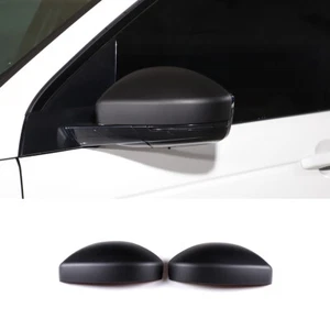 ABS Black Side Mirror Cover Shell For RR Evoque /Velar LR Discovery Sport F Pace - Picture 1 of 8