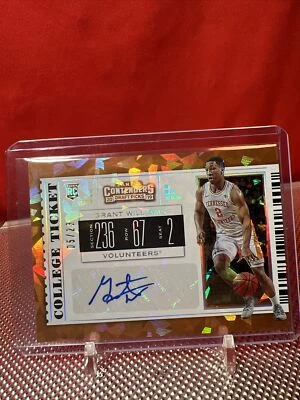 Grant Williams 2019 Panini Contenders Cracked Ice Rookie Auto /23 VOLS/Celtics - Image 1 of 4
