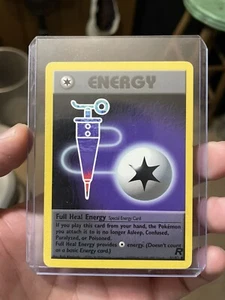 Pokémon Full Heal Energy 1st Edition 81/82 Team Rocket WOTC Uncommon Card NM - Picture 1 of 2