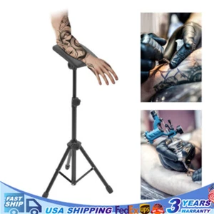 Bracciolo Tatuaggio Resistente Regolabile Spugna Pad Braccio Gambe Poggia Treppiede Supporto Nero - Foto 1 di 23