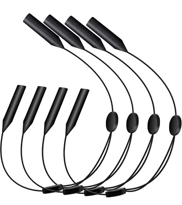Correas ajustables para gafas - Paquete de 4 correas universales cadena, retenedor para gafas Foto 1 de 4