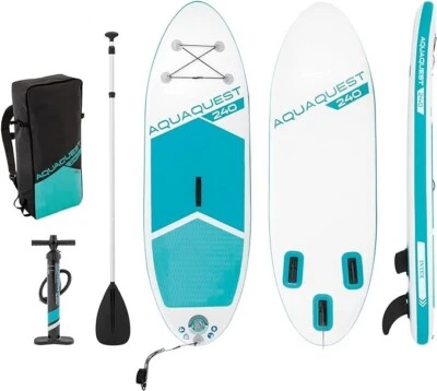 YOUTH - 8' Inflatable Stand Up Paddle Board Surfboard SUP paddleboard w/full kit - Image 1 of 4