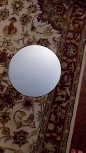 14 inch vintage 80s Round Craft Mirror unframed Wedding table centerpiece - Picture 1 of 7
