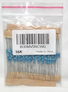 Pack de 99 resistencias 36k - Imagen 1 de 4