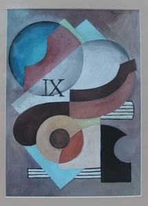 VARVARA RODCHENKO GOUACHE, 1969: "IX" - Bild 1 von 4