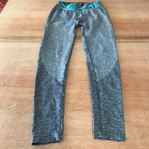 Gymshark Dry Moisture Management Legging Women M Gray Stretch Athleisure Yoga - Picture 1 of 11