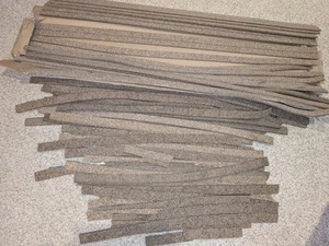 Midwest HO Scale Cork Roadbed 130' +  Lot Beveled Strips Model Railroad 3003 - Picture 1 of 3