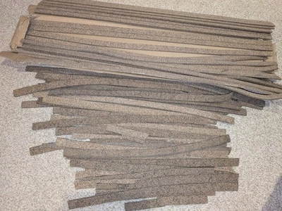 Midwest HO Scale Cork Roadbed 130' +  Lot Beveled Strips Model Railroad 3003 - Image 1 of 3