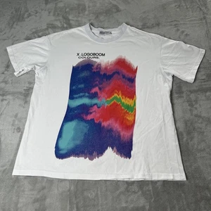 Aelfric Eden White Graphic Tee T-Shirt Größe S LogoBoom Farben - Bild 1 von 8