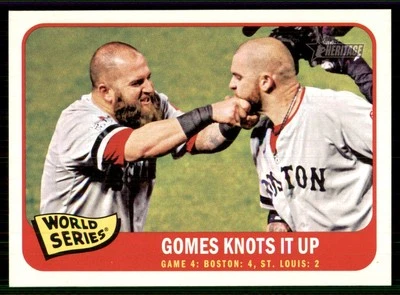 Topps Heritage World Series #135 2014 Jonny Gomes Boston Red Sox Foto 1 de 2