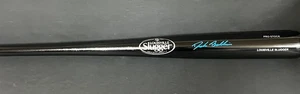 Drake Baldwin Braves signiert Louisville Slugger schwarze Fledermaus Beckett Holo Farbe - Bild 1 von 3