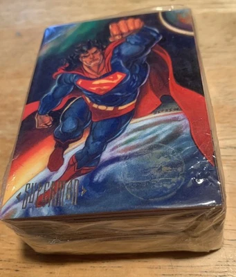 DC COMICS MASTER SERIES SKYBOX COMPLETE 90 CARD BASE SET MINT 1994 - Image 1 of 4